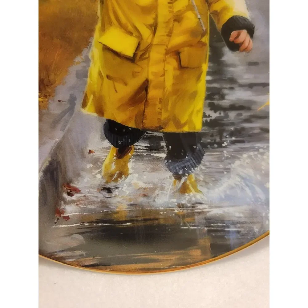 Danbury Mint Little Splasher by‎ Donald Zolan Collectible Plate with COA #G3109